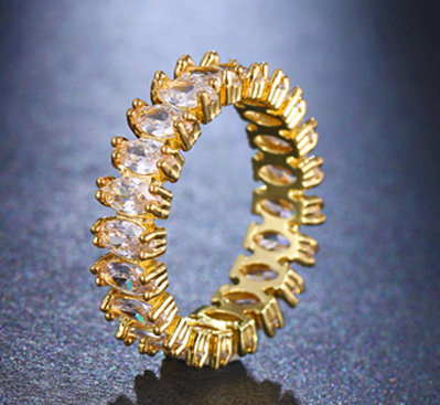 Full diamond ring image 1