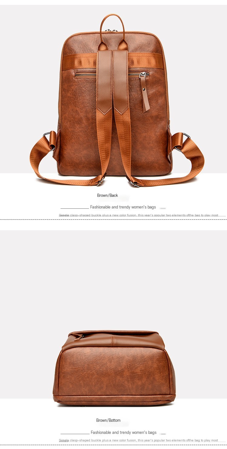 Leather Backpack Image 3
