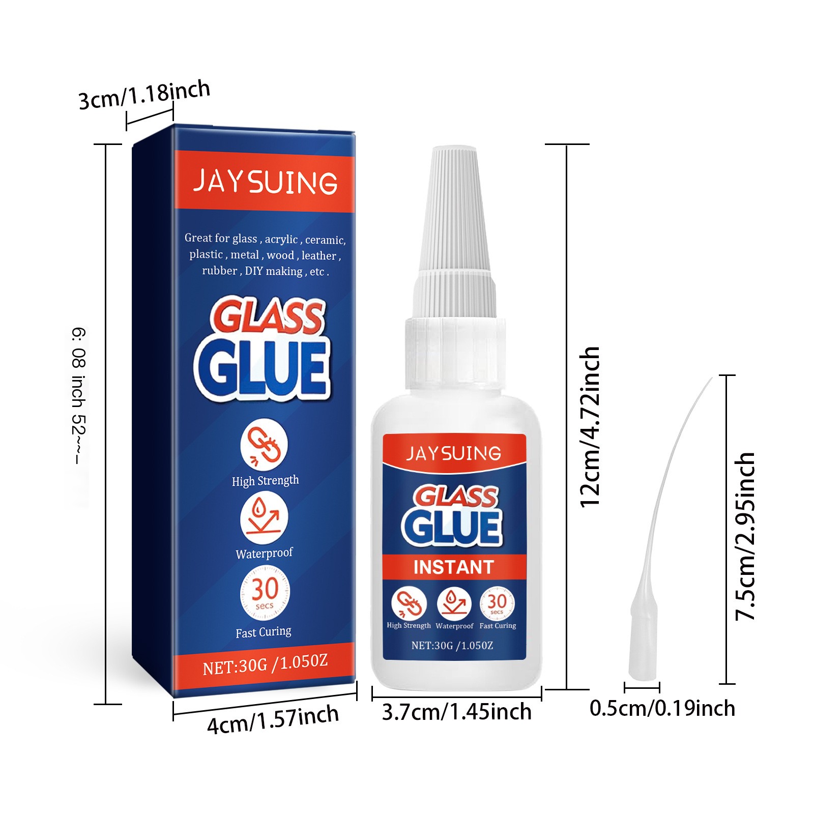 Jaysuing Glass Repair Glue Image 1