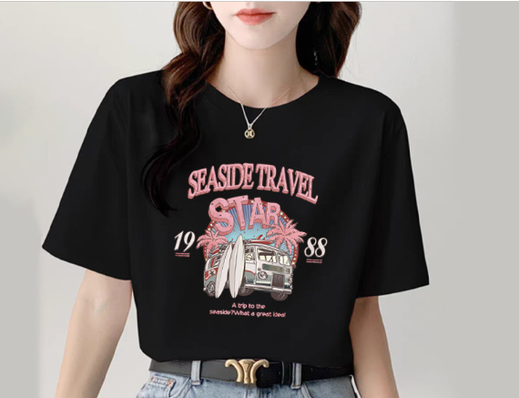 港风短袖t恤 Image 3