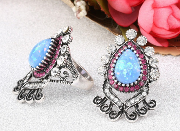 Bohemian Elegance Ring - Close Up