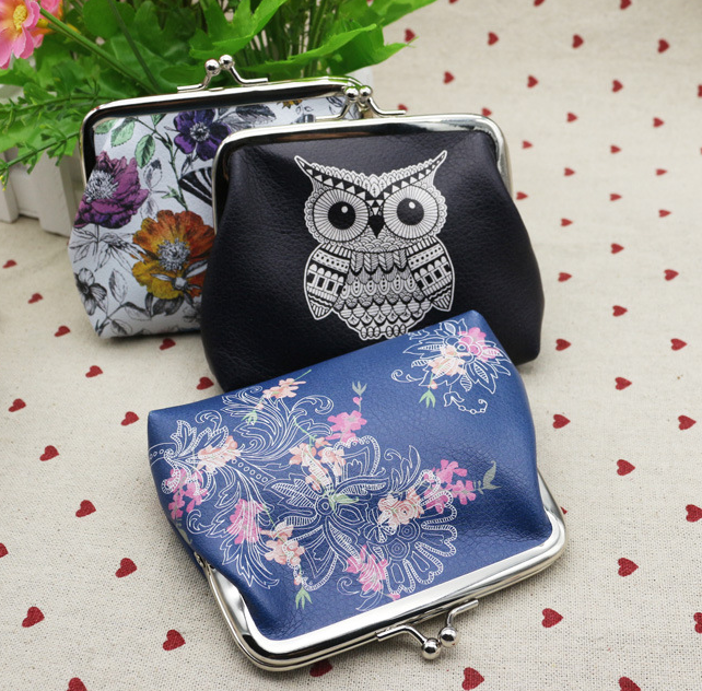 Animal Print Coin Purse - Compact Size