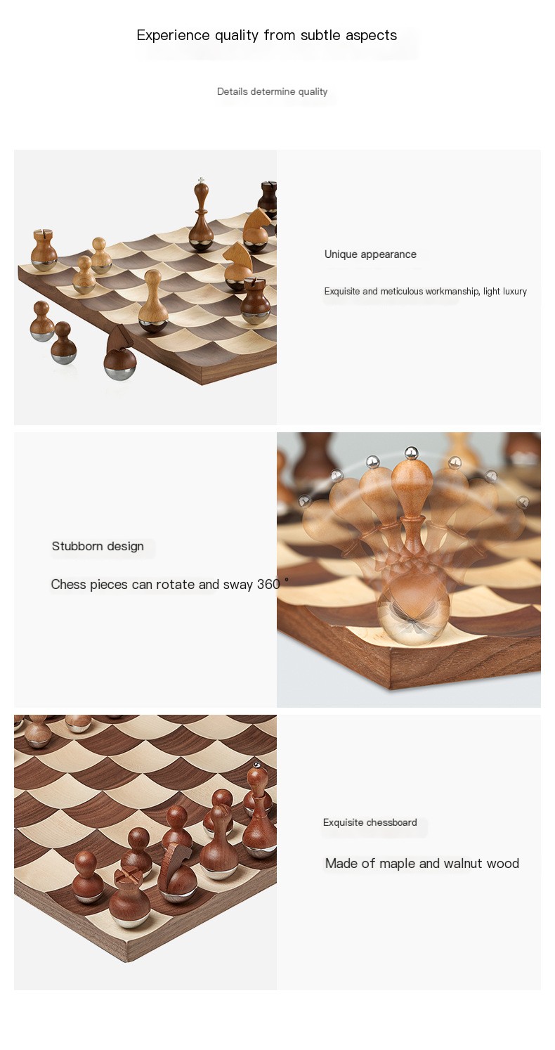 WOBBLE Tumbler Chess Set Image 5