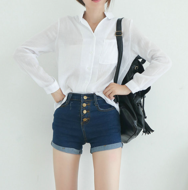 Cotton and linen shirt - Image 4