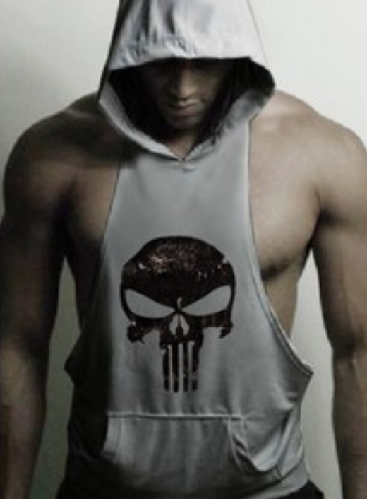 Hooded Skull Tank Top 5