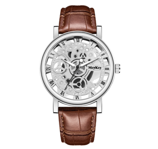 Golden Waterproof Men's Watch