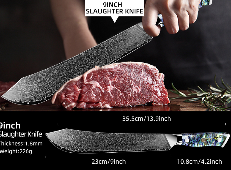 Damascus Knife 9