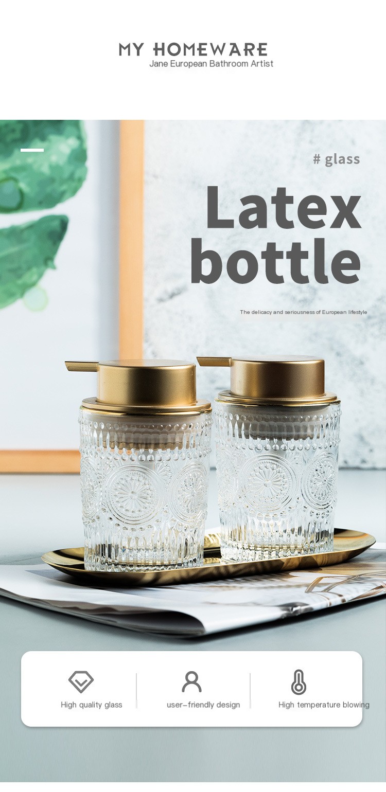 Glass Lotion Bottle