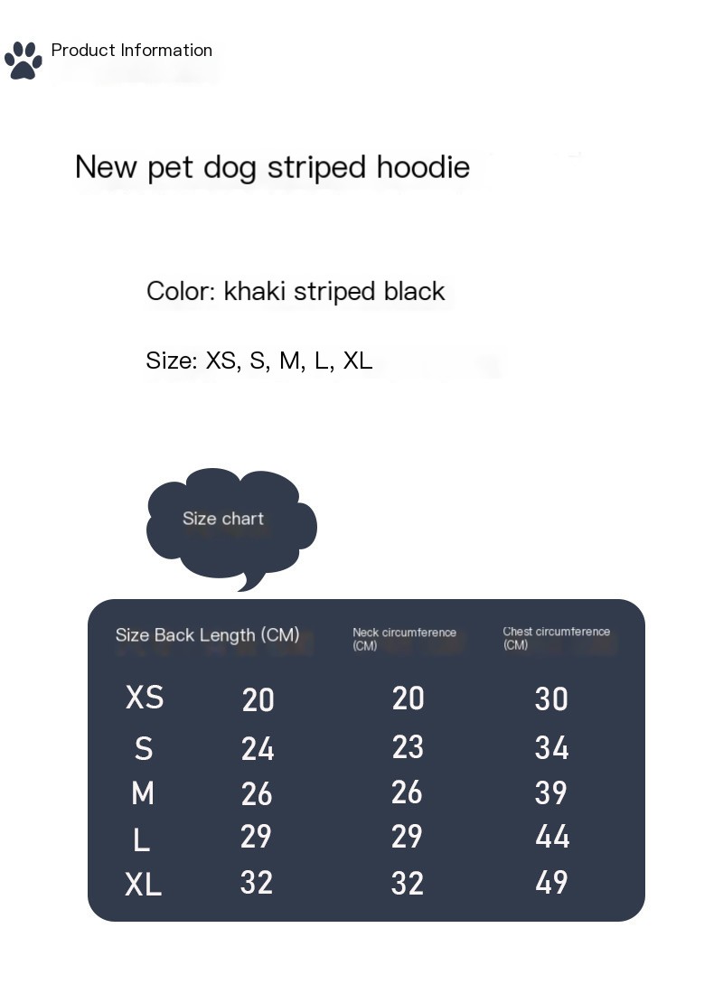 Pet Striped Sweater - Image 1