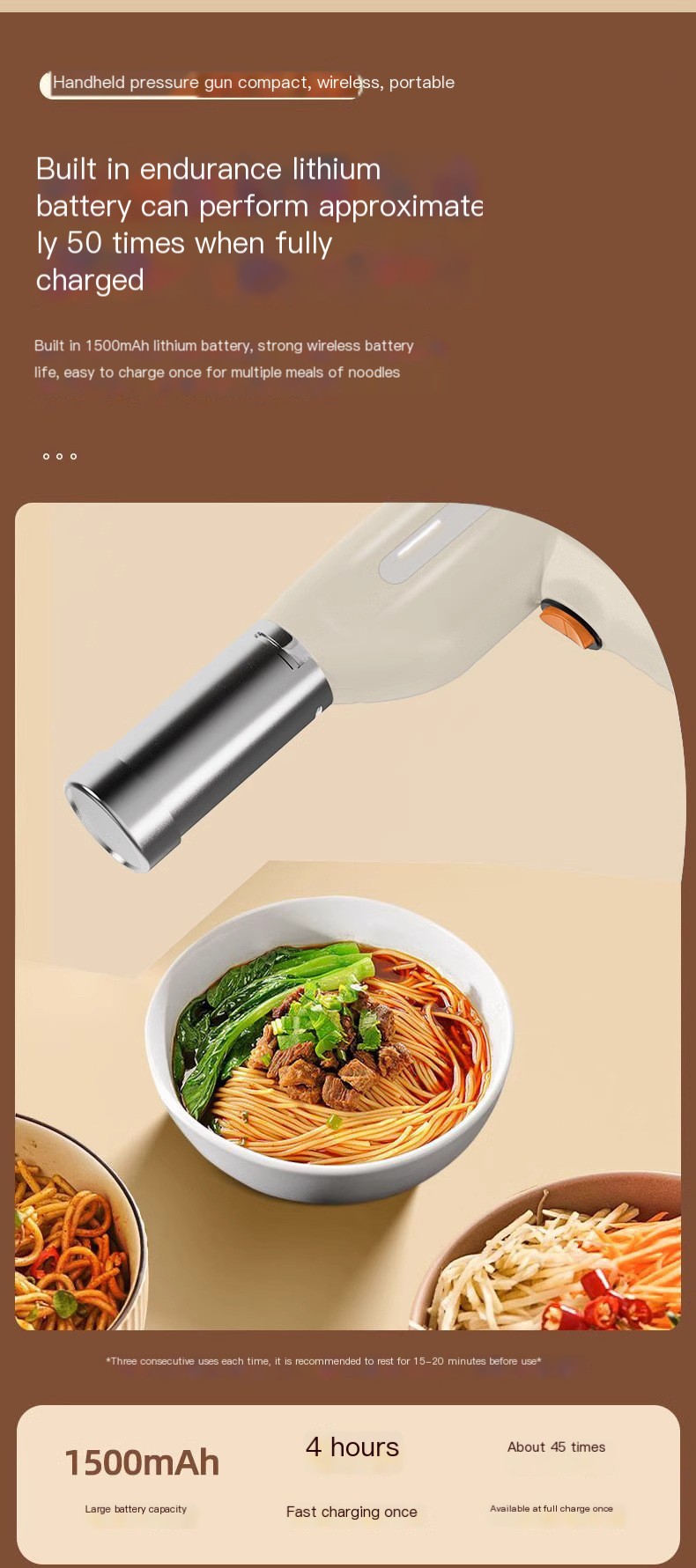 Noodle Pressing Machine Features