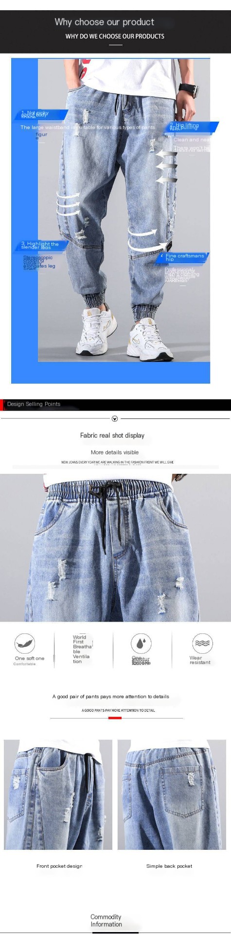 Men's Loose Harem Trousers 2
