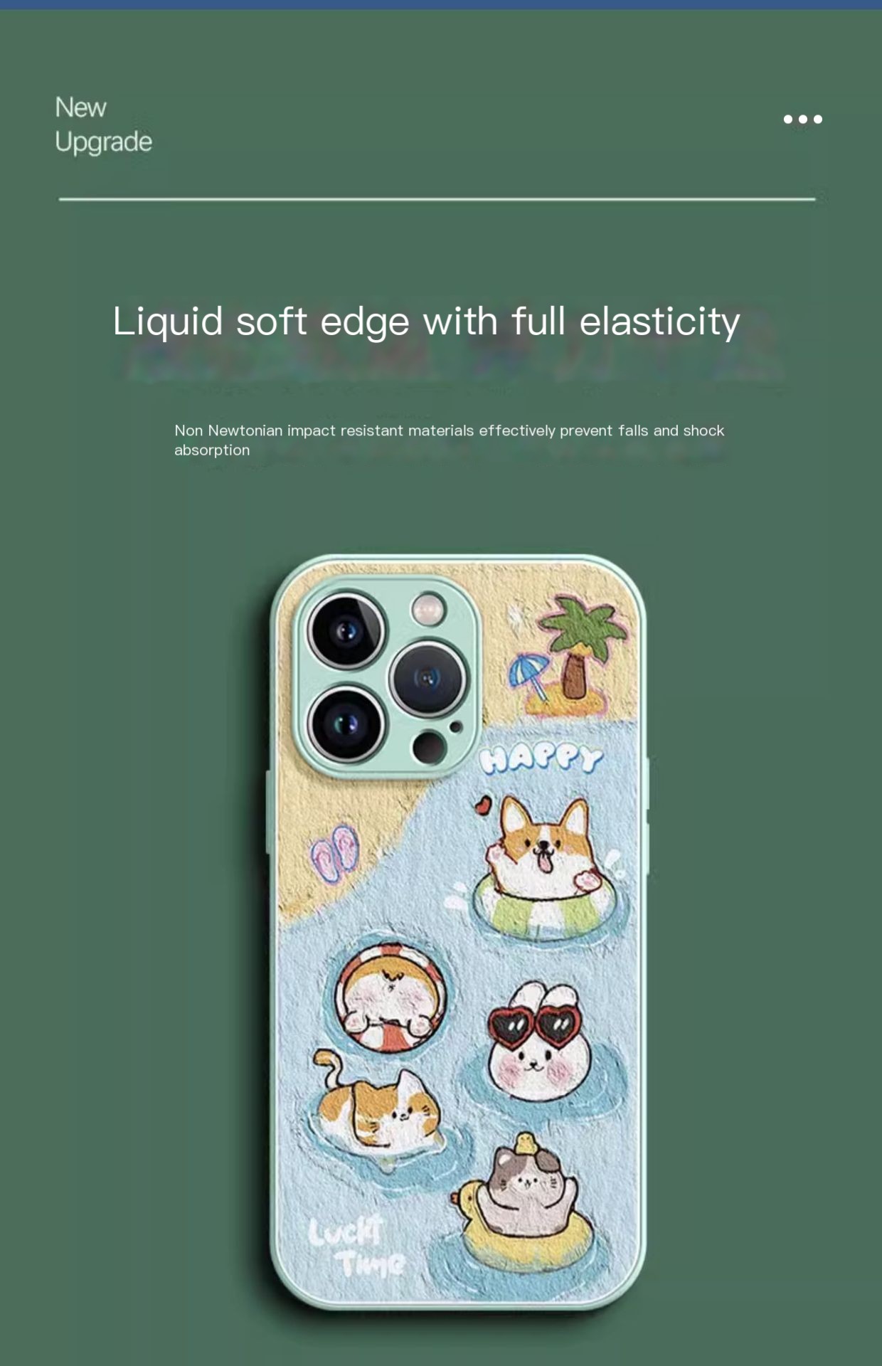 Embroidered Cartoon Duck Phone Case