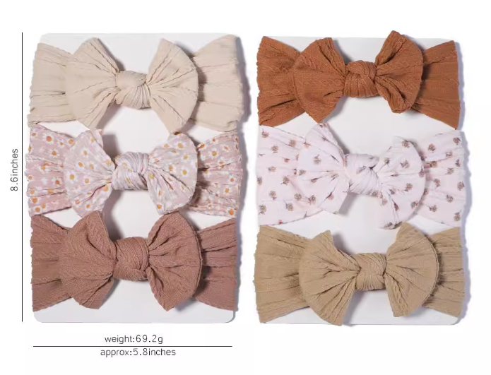 3Pcs/Lot Cable Knit Baby Headbands for Children Elastic Baby Girls Turban Kids Hair Bands Newborn Headwrap Baby Hair Accessories
