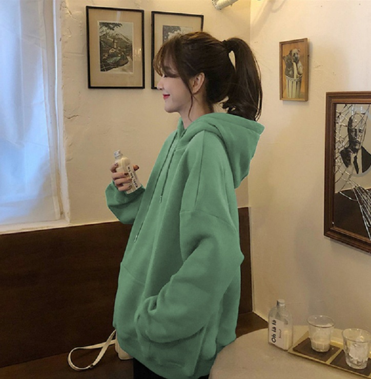 Hoodie in Green