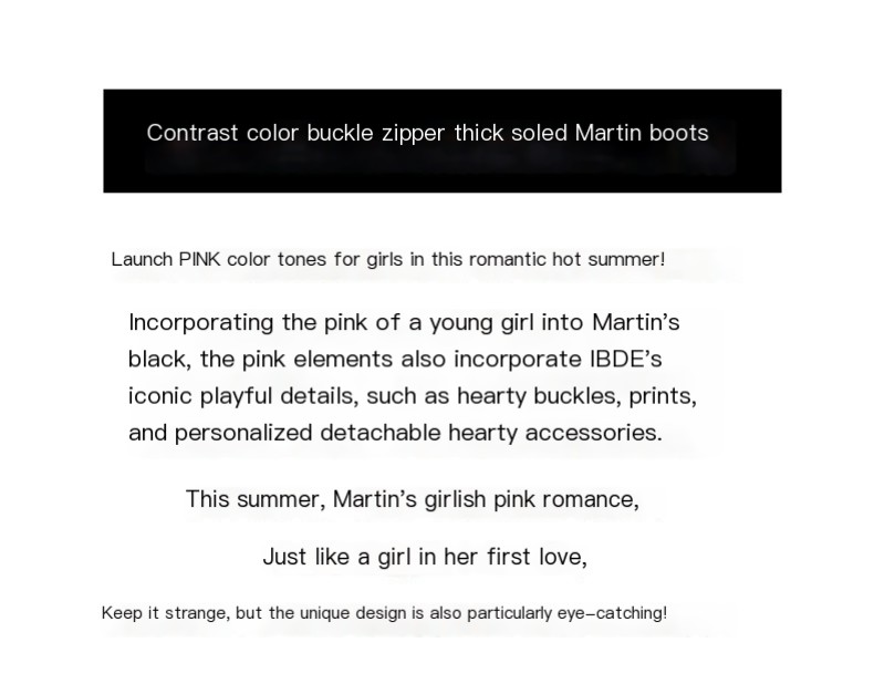 Heart Shaped Martin Boots