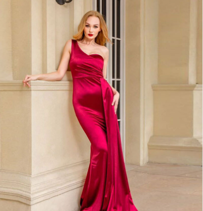 One-shoulder Sleeveless Mini Dress Image 2