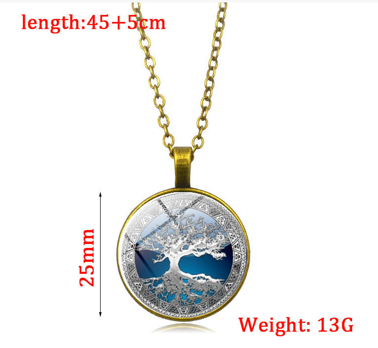 Tree of Life Pendant Black