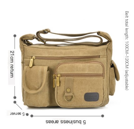 Vintage One-Shoulder Crossbody Bag