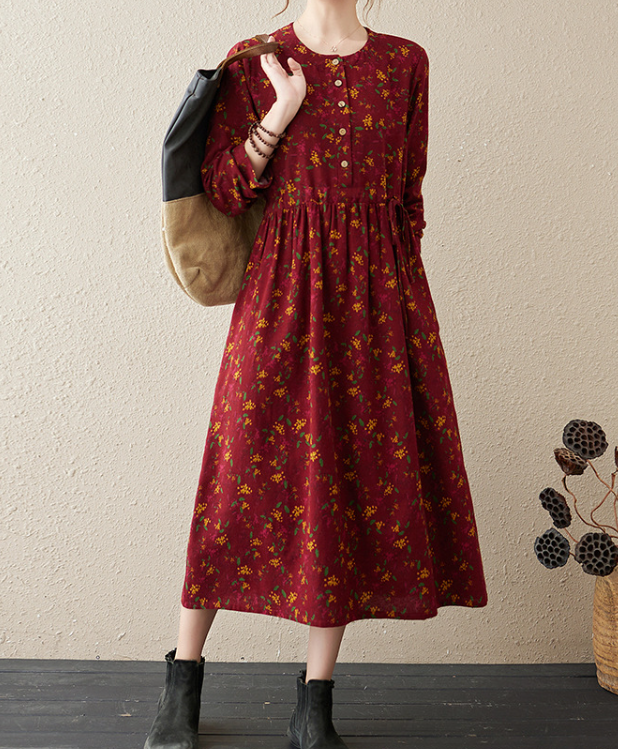 Model Wearing Dress
