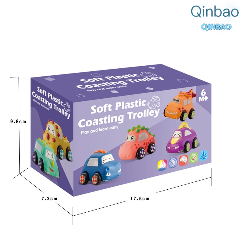 Dinosaur Soft Toy Car 3