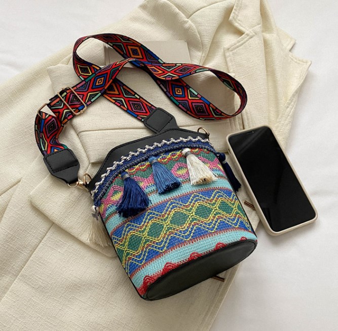 Brown Canvas Shoulder Bag