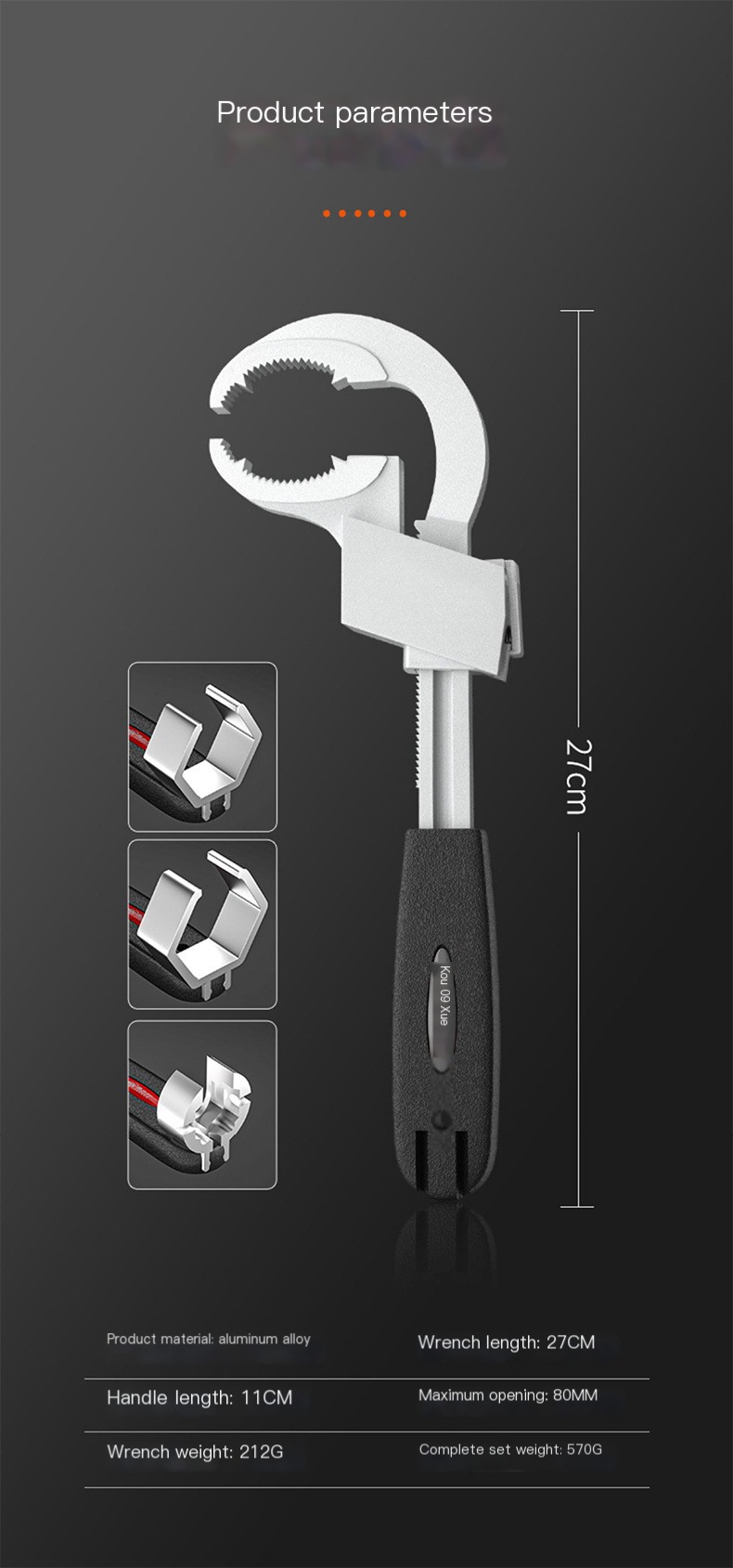 Multi-Purpose Basin Wrench Image 6