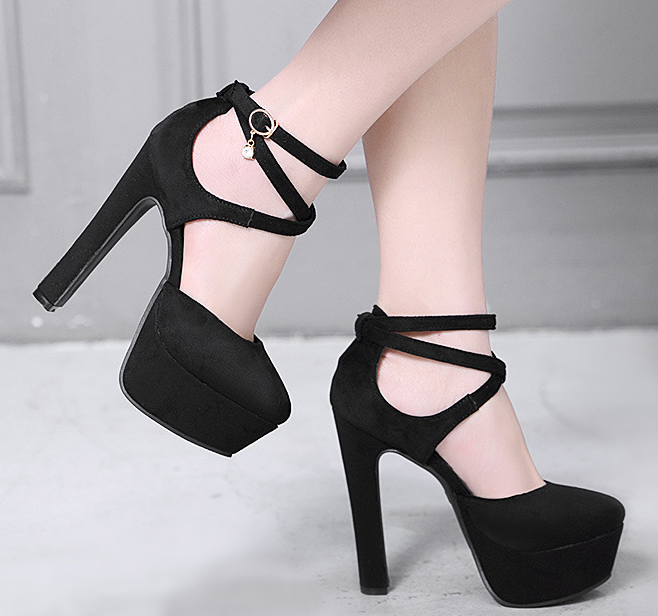 Stylish Chunky Heel Shoes
