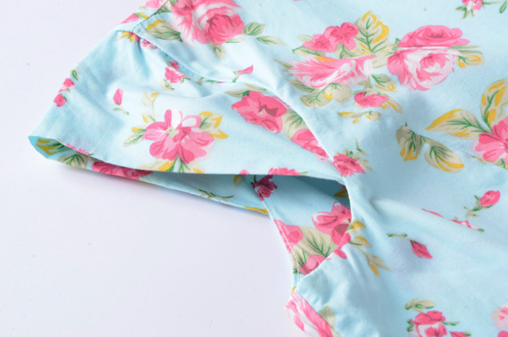 Mint Green Flower Dress 6