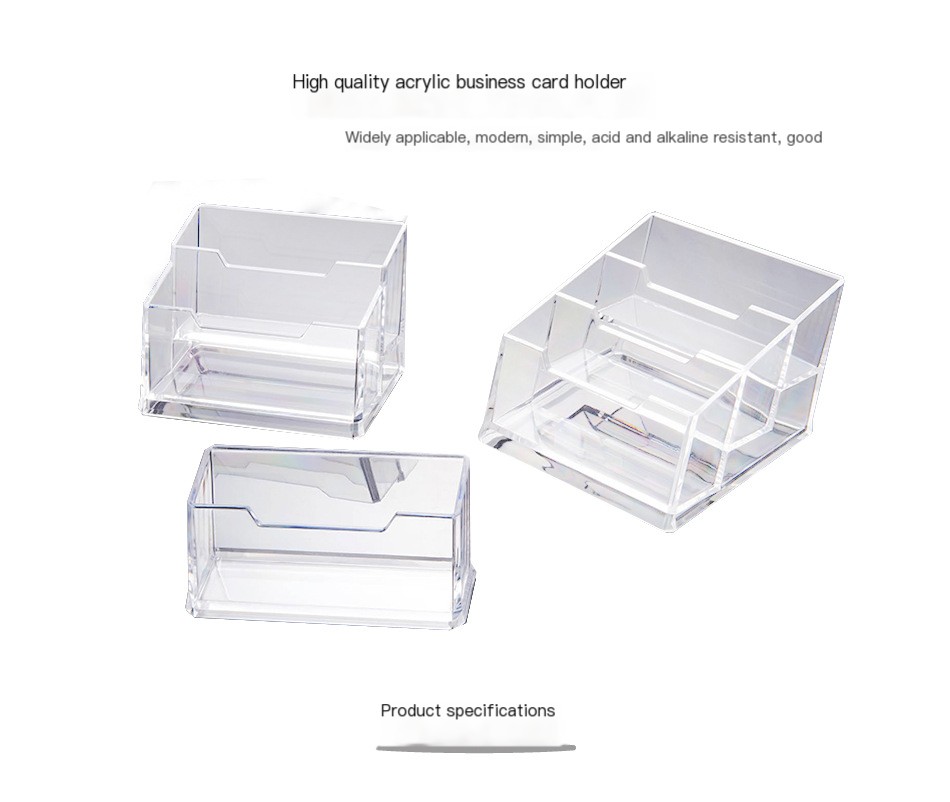 Transparent Business Card Case