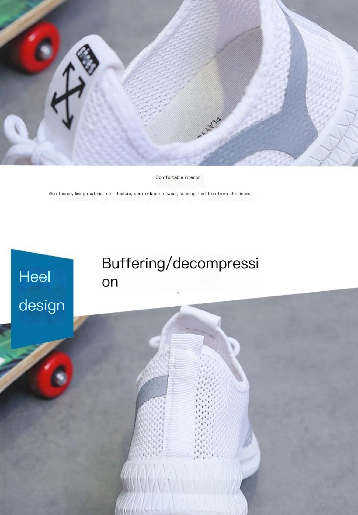 Reflective Flying Woven Shoes 4
