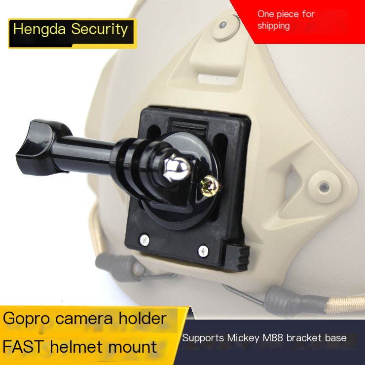 Helmet Mount for Action Cameras