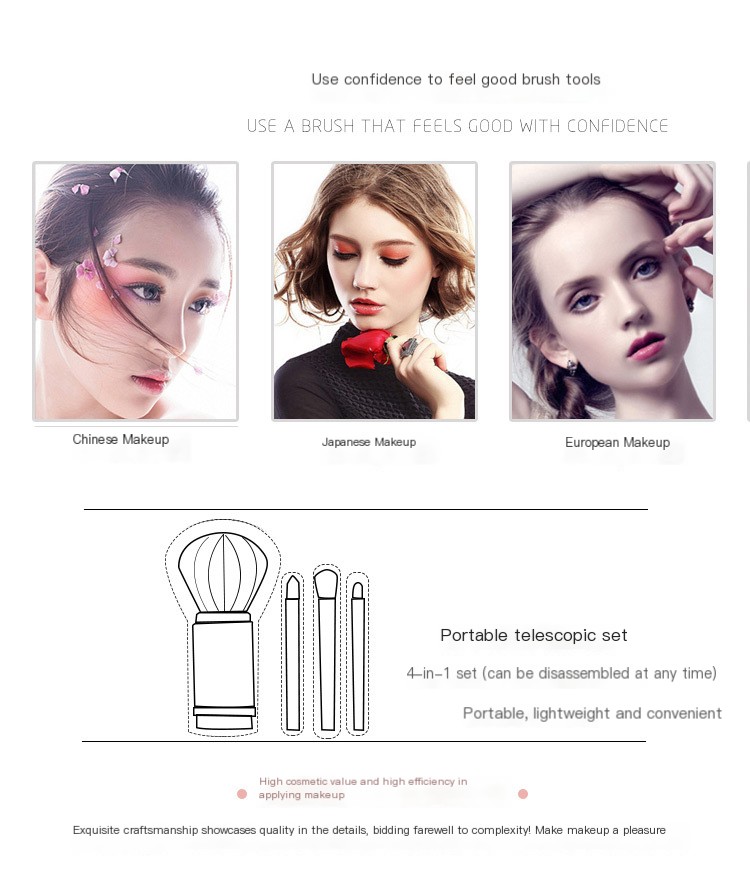 Makeup brush set image 3