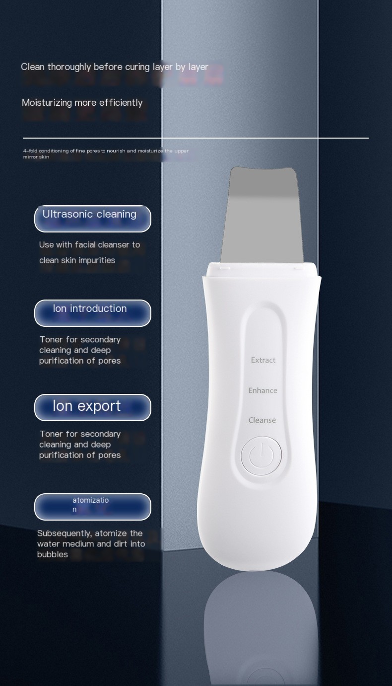 Ultrasonic Skin Shovel Machine Display