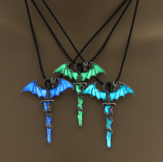 Night Glow Dragon Pendant