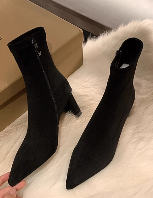 Brown Suede Boots