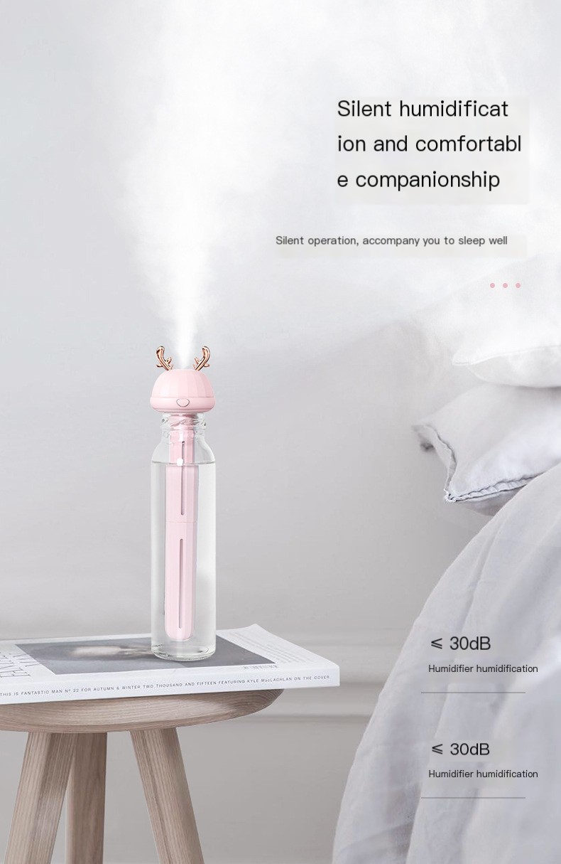 Portable Humidifier in Use