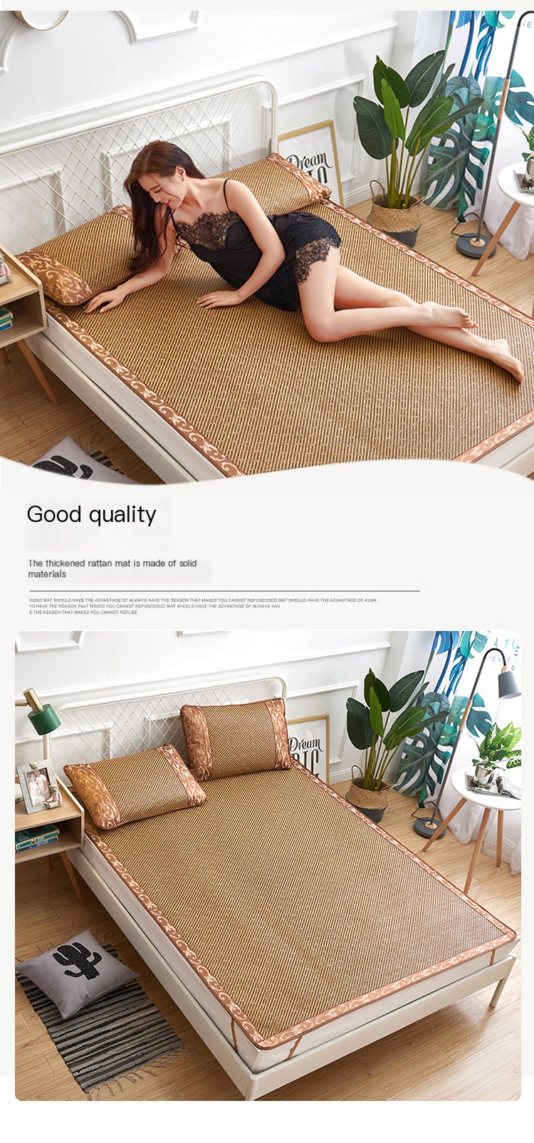 Rattan Mat Set