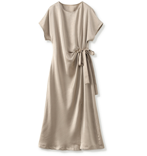 Asymmetrical Cutout Knitted Dress Image 3