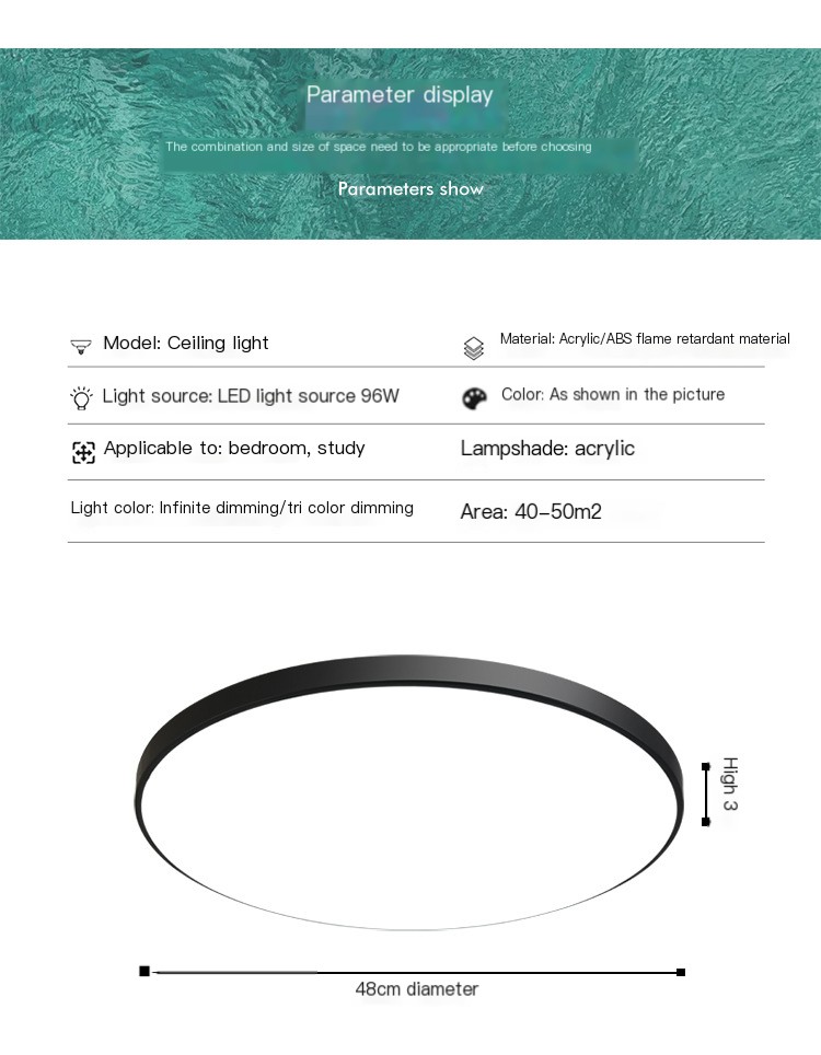 Ultra-Thin Ceiling LED Light