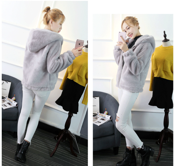 Faux Fur Coat Image 7