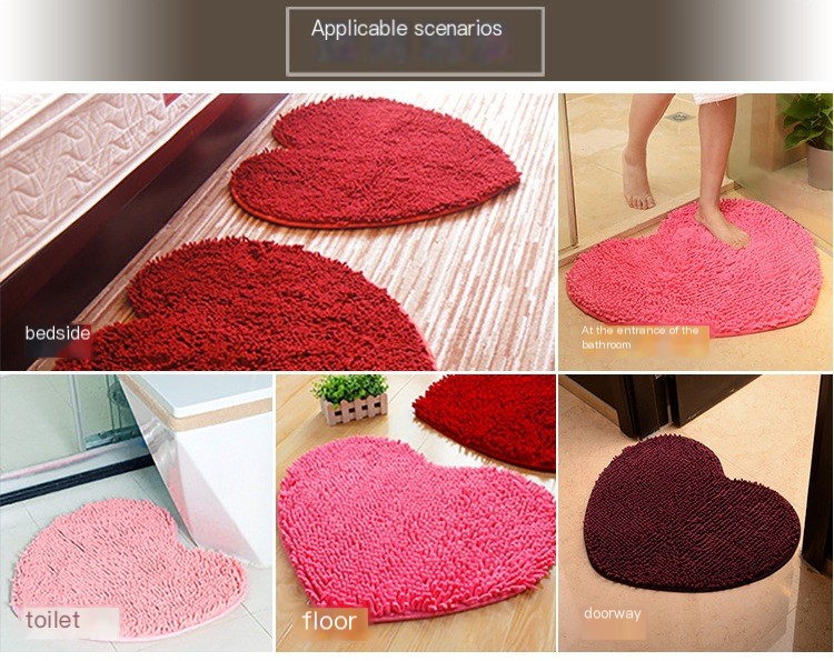 Chenille Rug in Home Setting