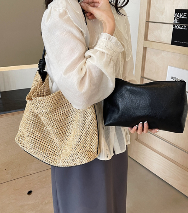 Straw Woven Bag Image 5