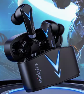Original Lenovo LP6 TWS Wireless Bluetooth Earphone: Gaming Earbuds with HiFi Music, Noise Cancelling & Dual Mode Headset image