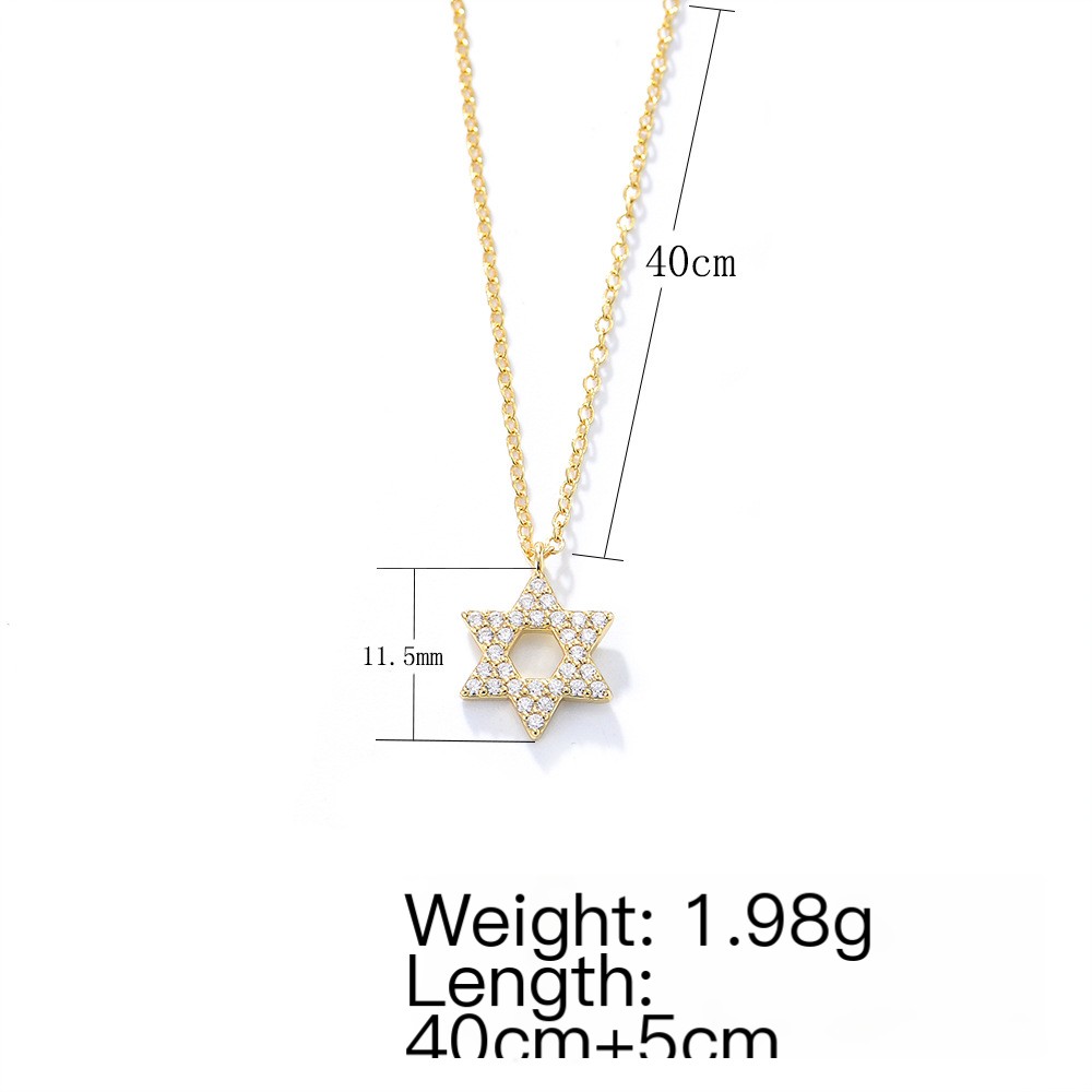 Silver Star Pendant Necklace