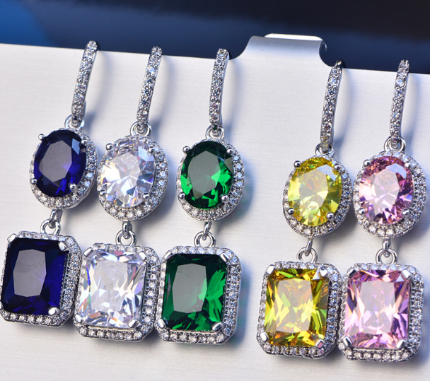 Zircon Earrings Image 1