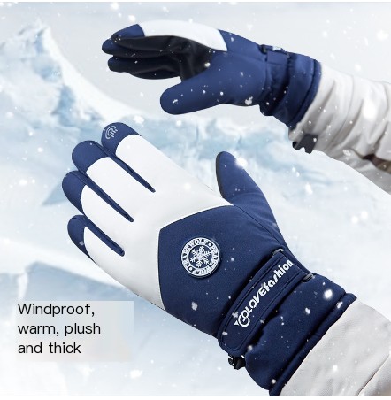 Ski Gloves Gray