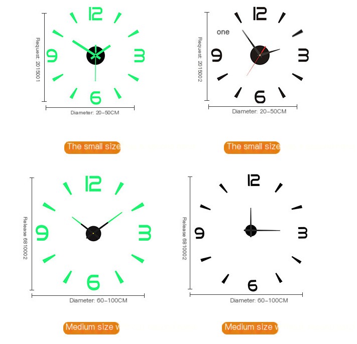 Round Acrylic Wall Clock