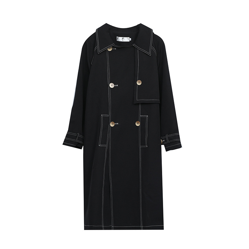 Women's Trench Coat Back View