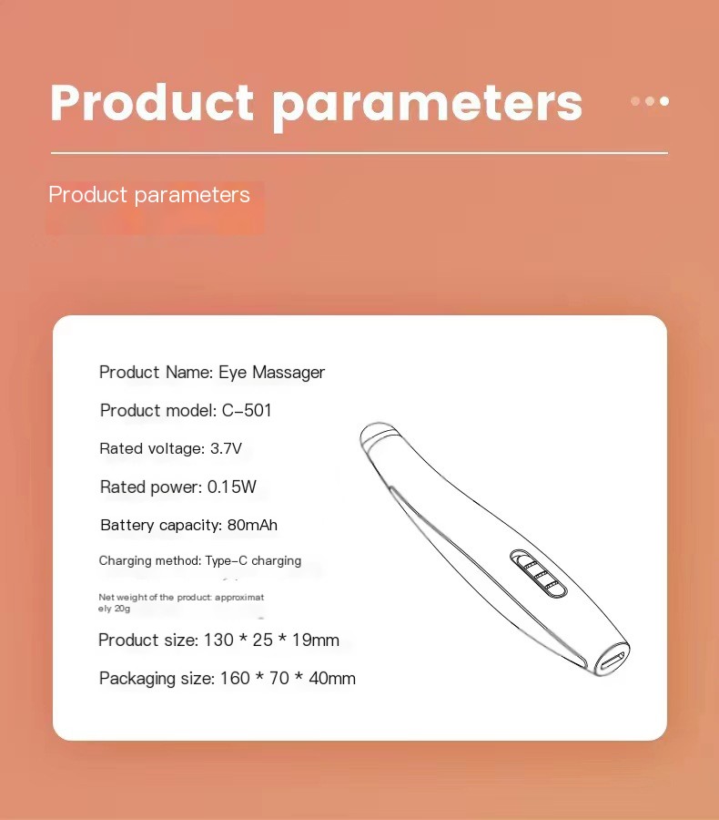 Eye Massage Pen in Pink