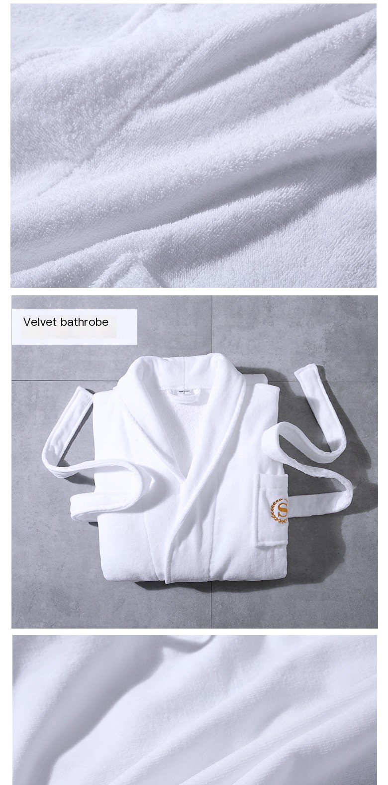 Soft Cotton Bathrobe